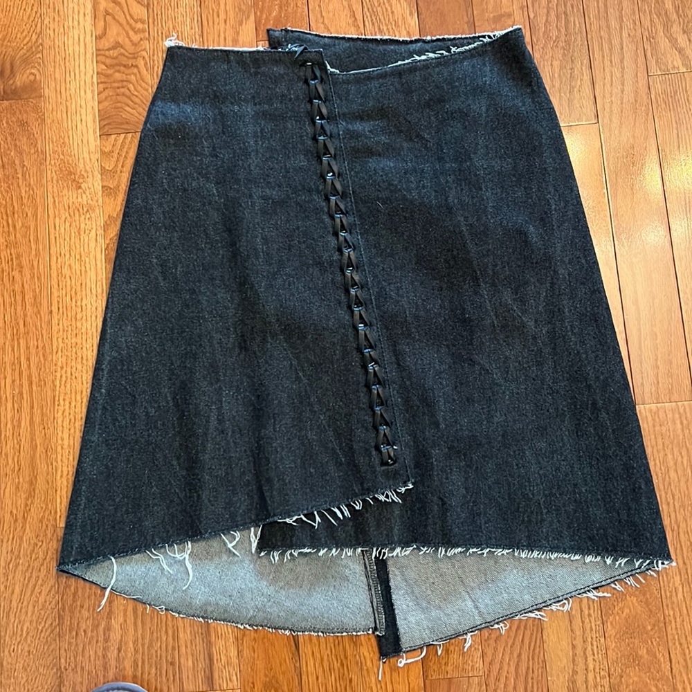 Nude size IT 42/6 US gray denim skirt